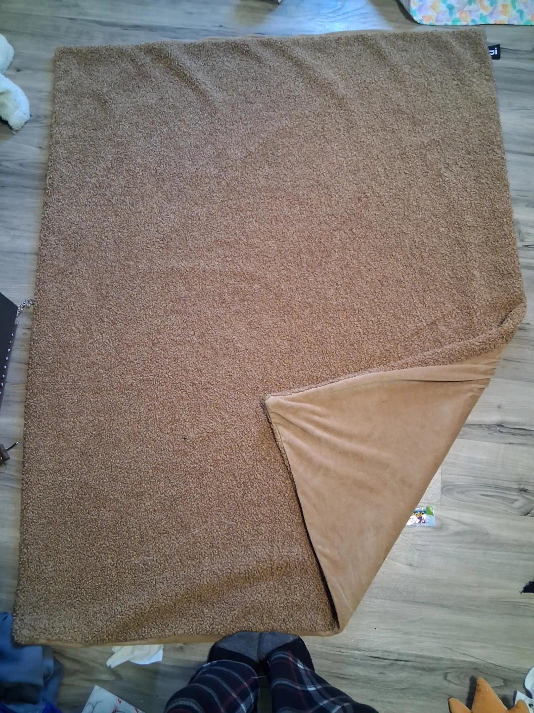 Brown Sherpa Fleece Blanket