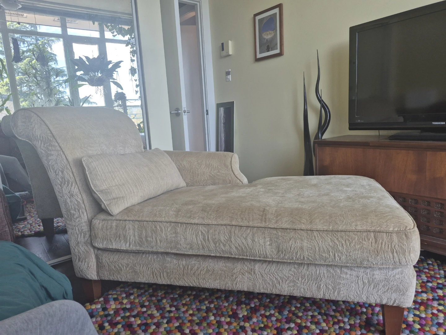 Elegant mid-century fainting couch/chaise - photo 5