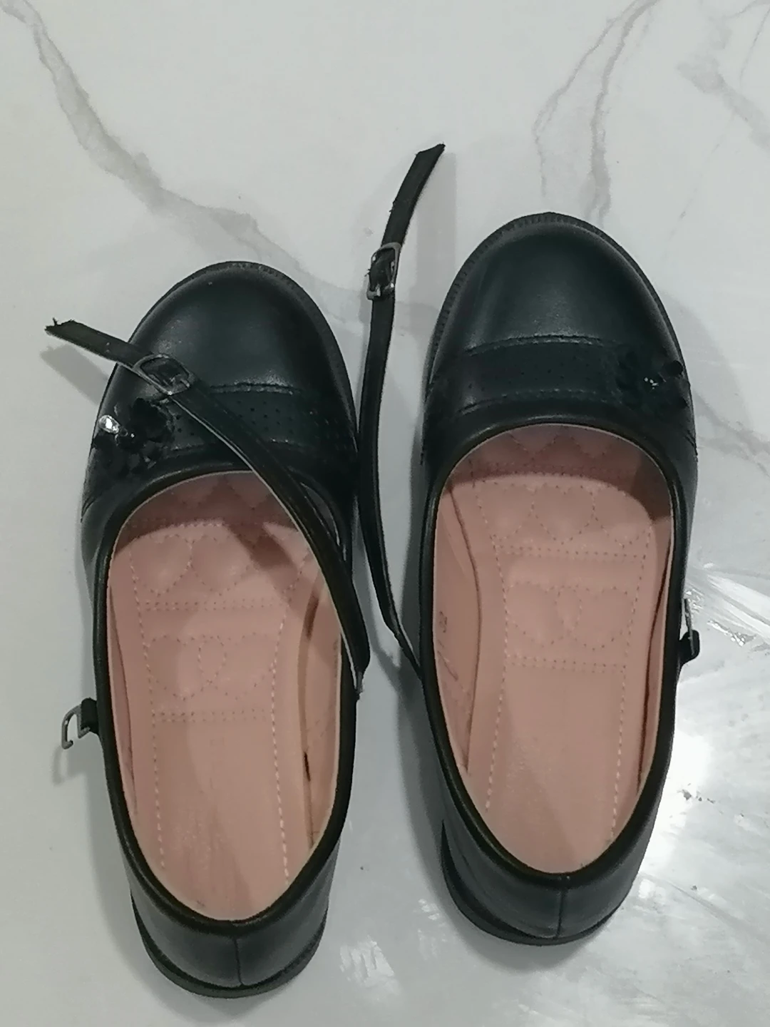 Girls Black Mary Jane Shoes Size 32
