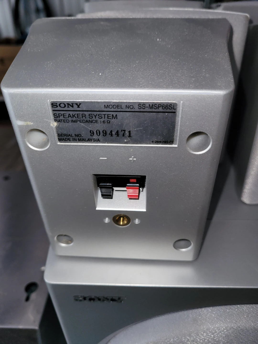 Sony SS-MSP66SL Speaker System with Subwoofer - photo 2
