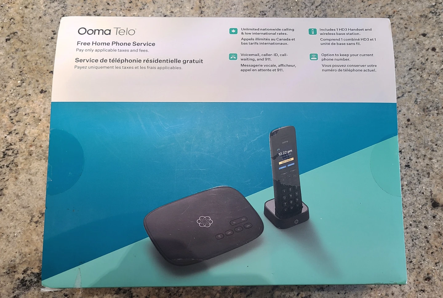 Ooma Telo Free Home Phone Service with HD3 Handset - photo 2