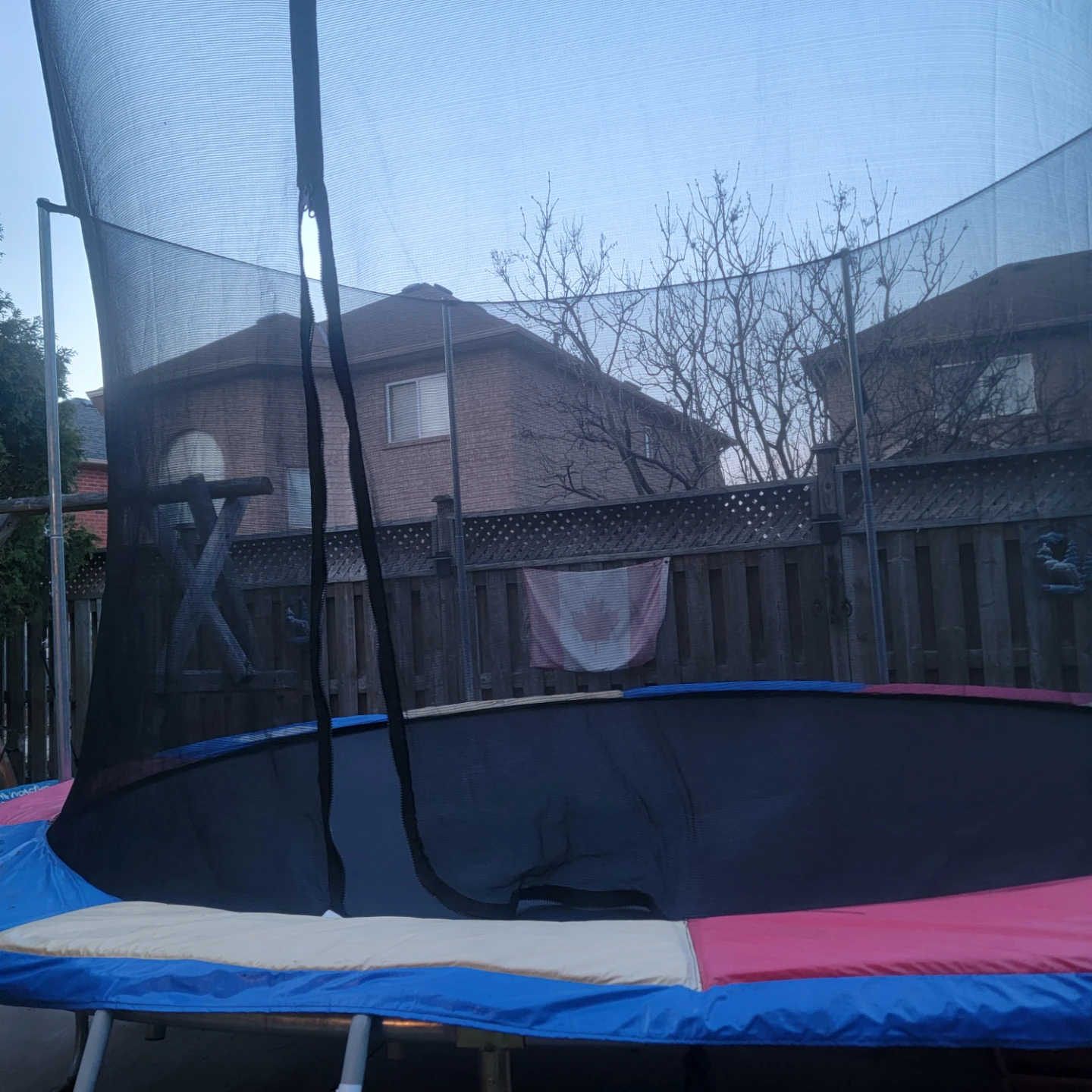 Trampoline with Safety Net and Ladder - photo 4