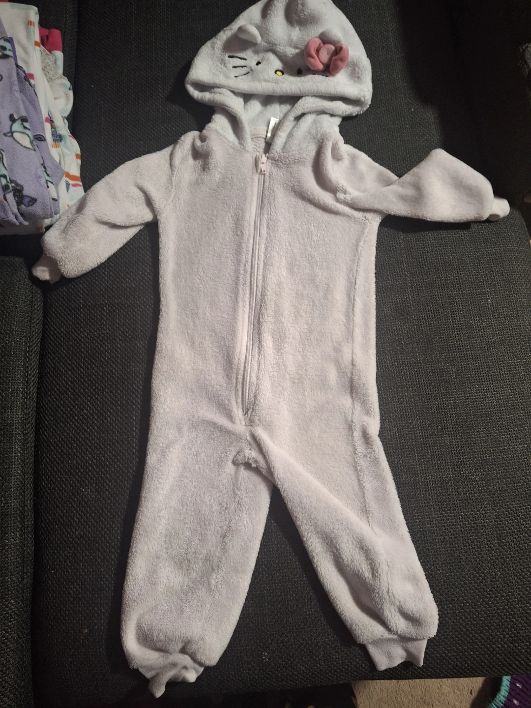 Kids' Hello Kitty Fleece Pajama Onesie