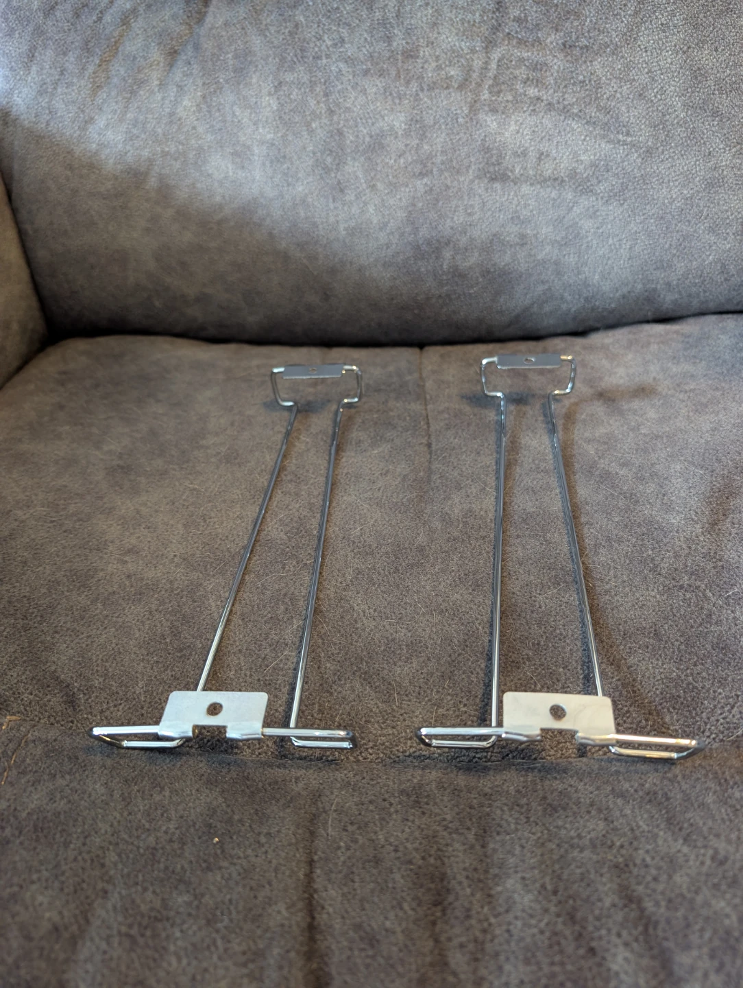 Wine Glass Under Cabinet 2 Piece Hanging Rack