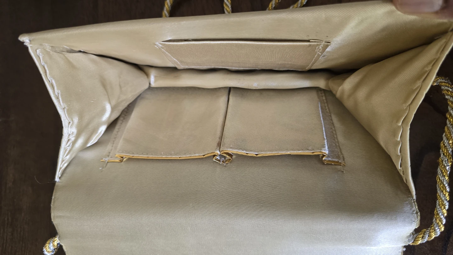 Embellished Gold Clutch Purse - photo 3