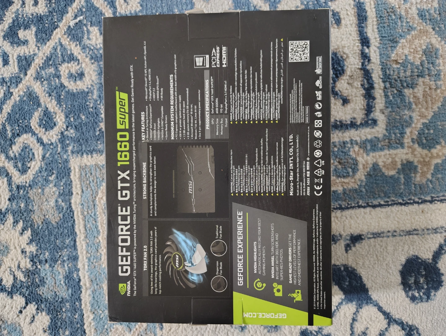 MSI GeForce GTX 1660 SUPER VENTUS XS OC Graphics Card - photo 3