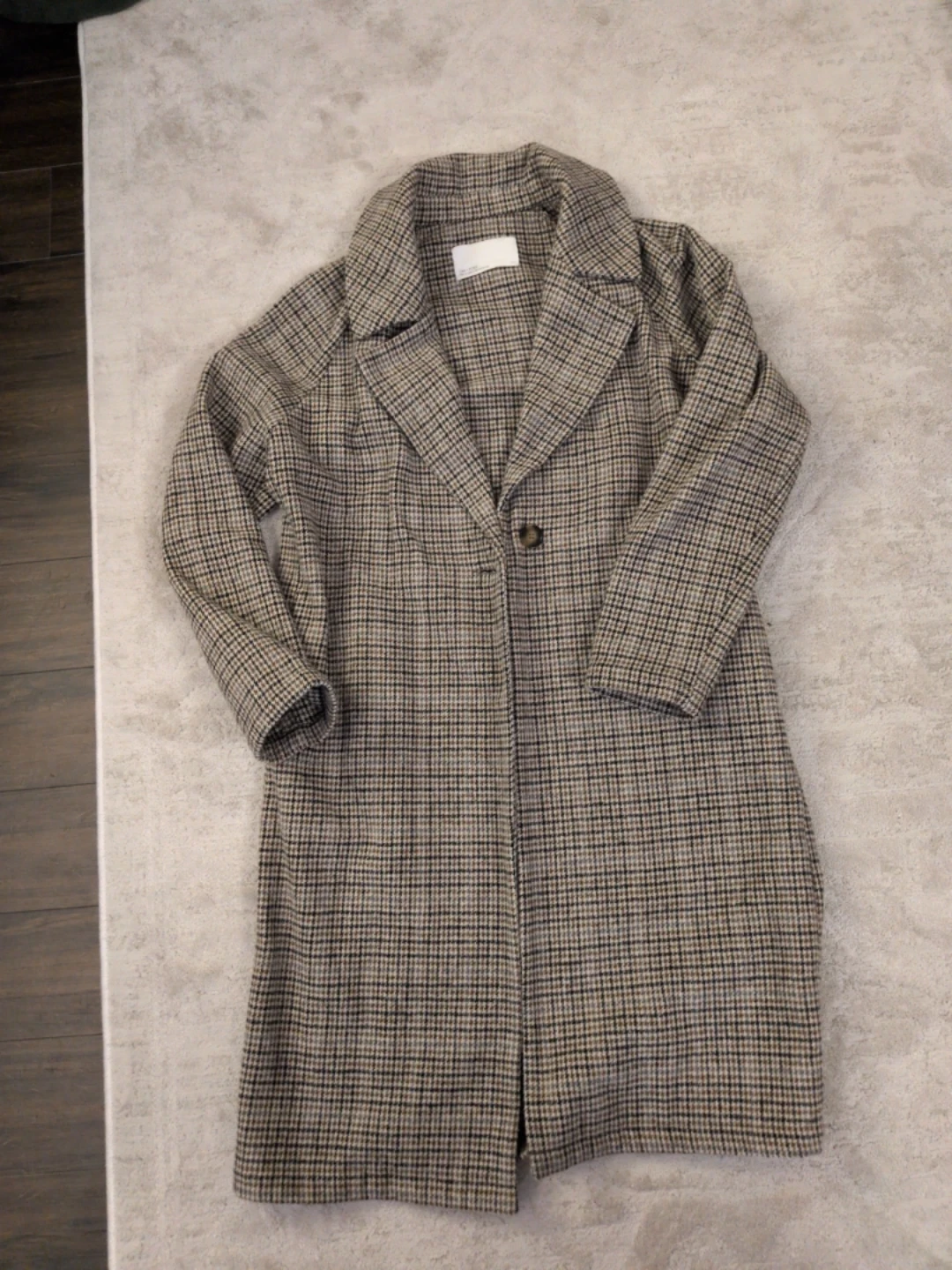 Oak + Fort plaid jacket