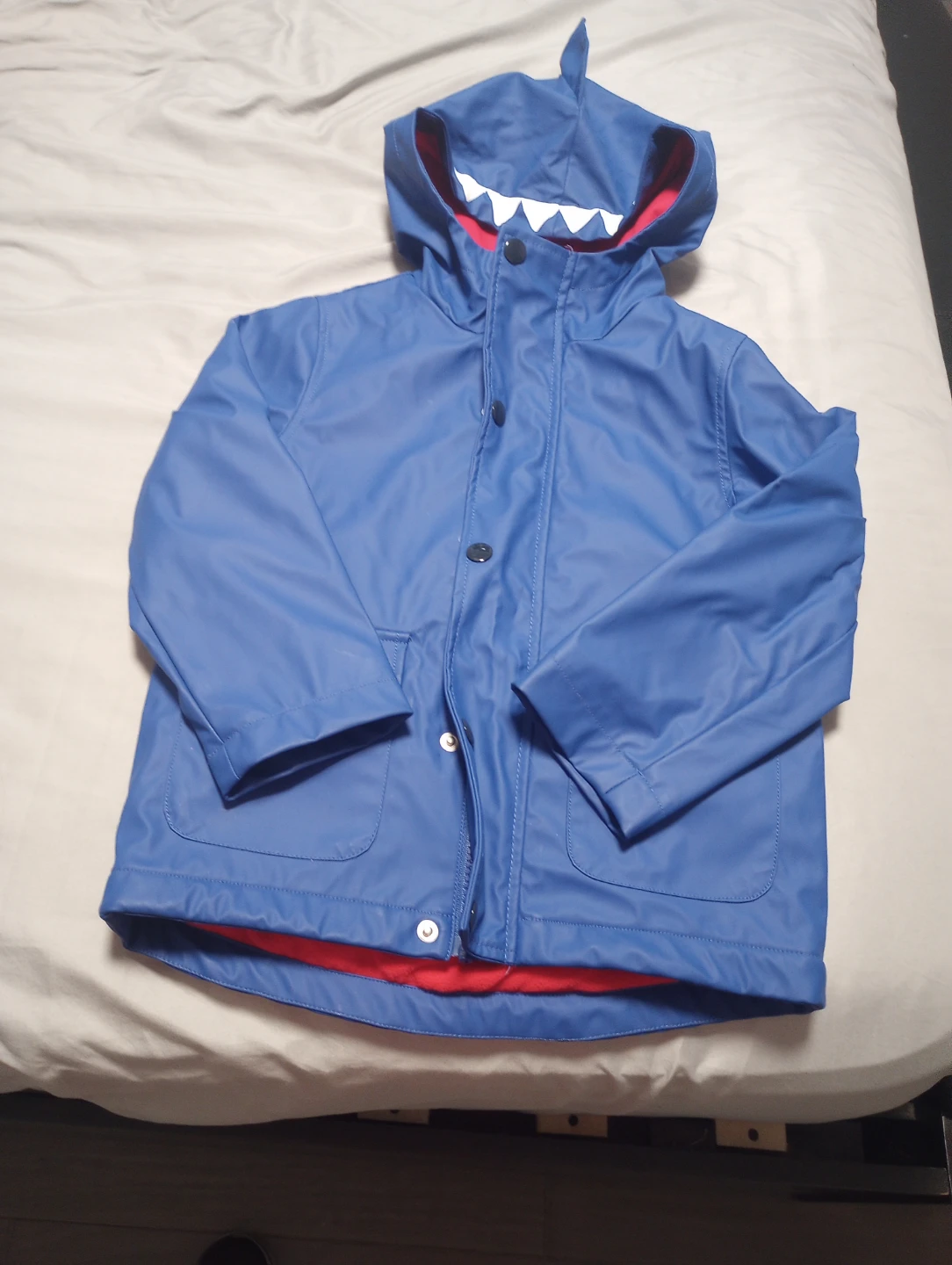 Joe Fresh Toddler Blue Shark Raincoat - Size 4 - photo 2