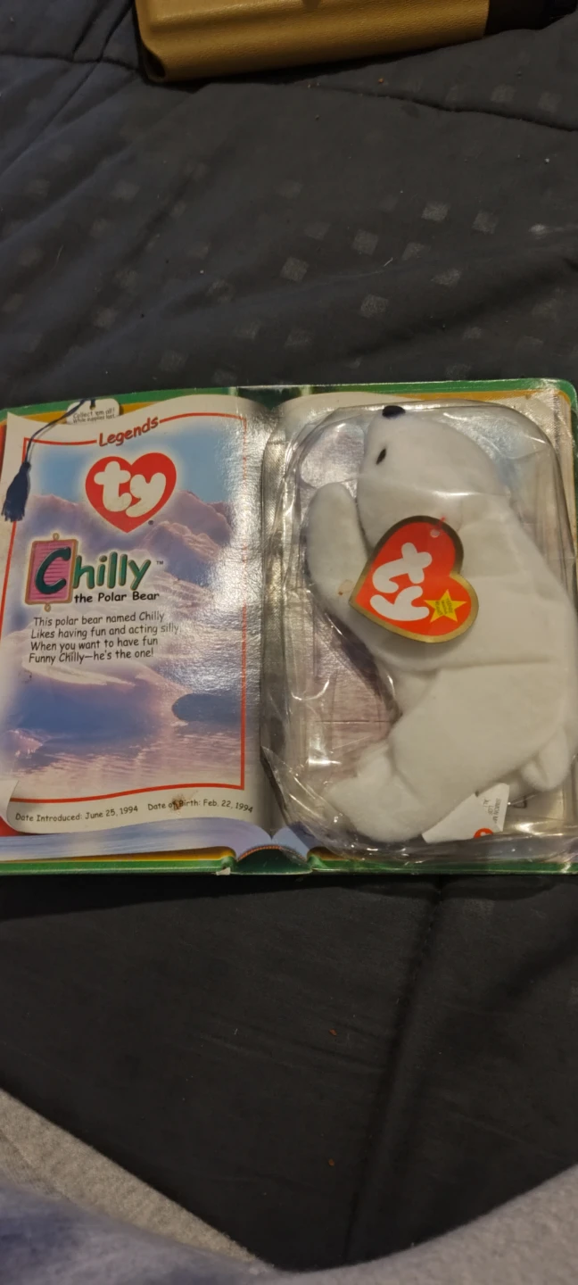 Ty Beanie Baby Chilly the Polar Bear - photo 3