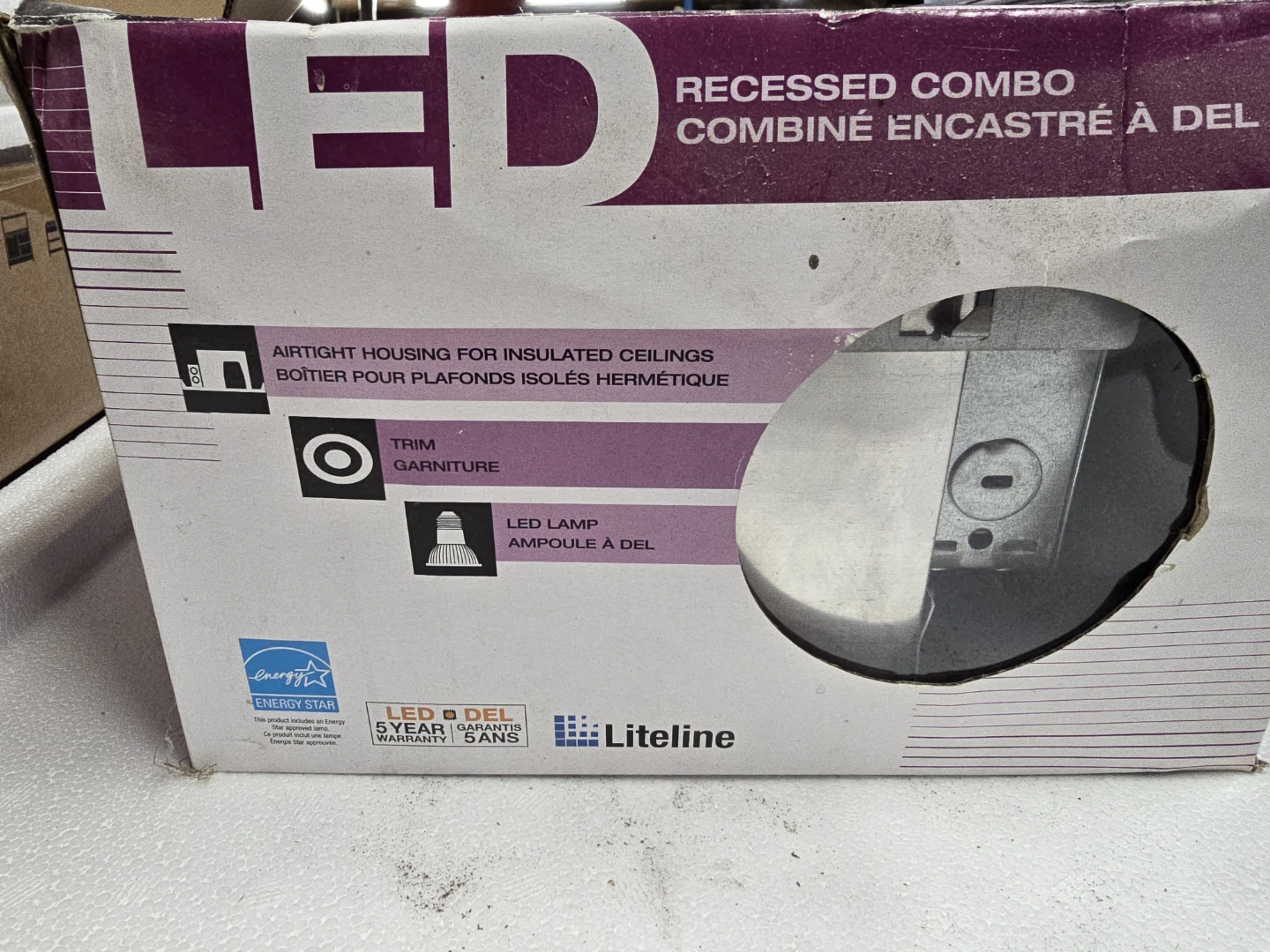 Liteline LED Recessed Combo Light Fixture