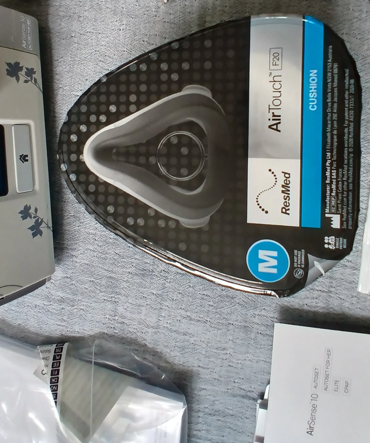 ResMed AirSense 10 CPAP Machine with AirTouch F20 Mask - photo 3