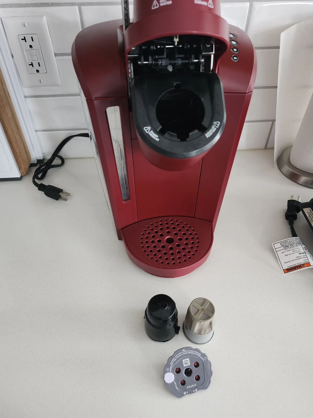 Keurig K-Select Coffee Maker (Vintage Red) + Reusable Filter - photo 4