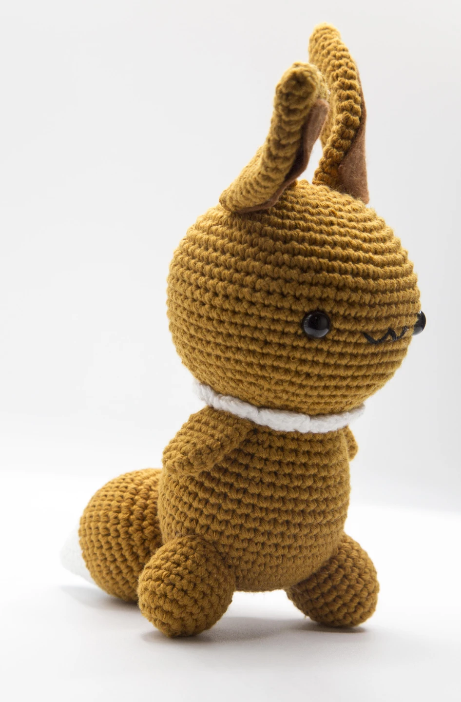 Handmade Crocheted Eevee Plush Toy - photo 4