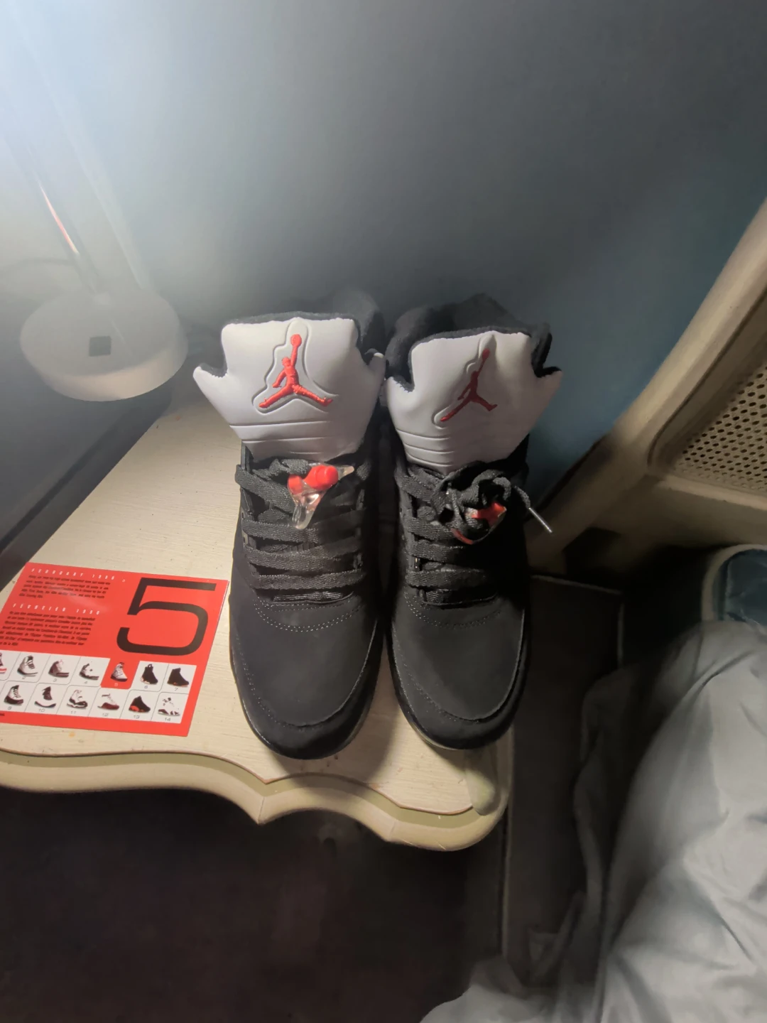 Air Jordan 5 Retro "Anthracite" Black Sneakers - photo 4