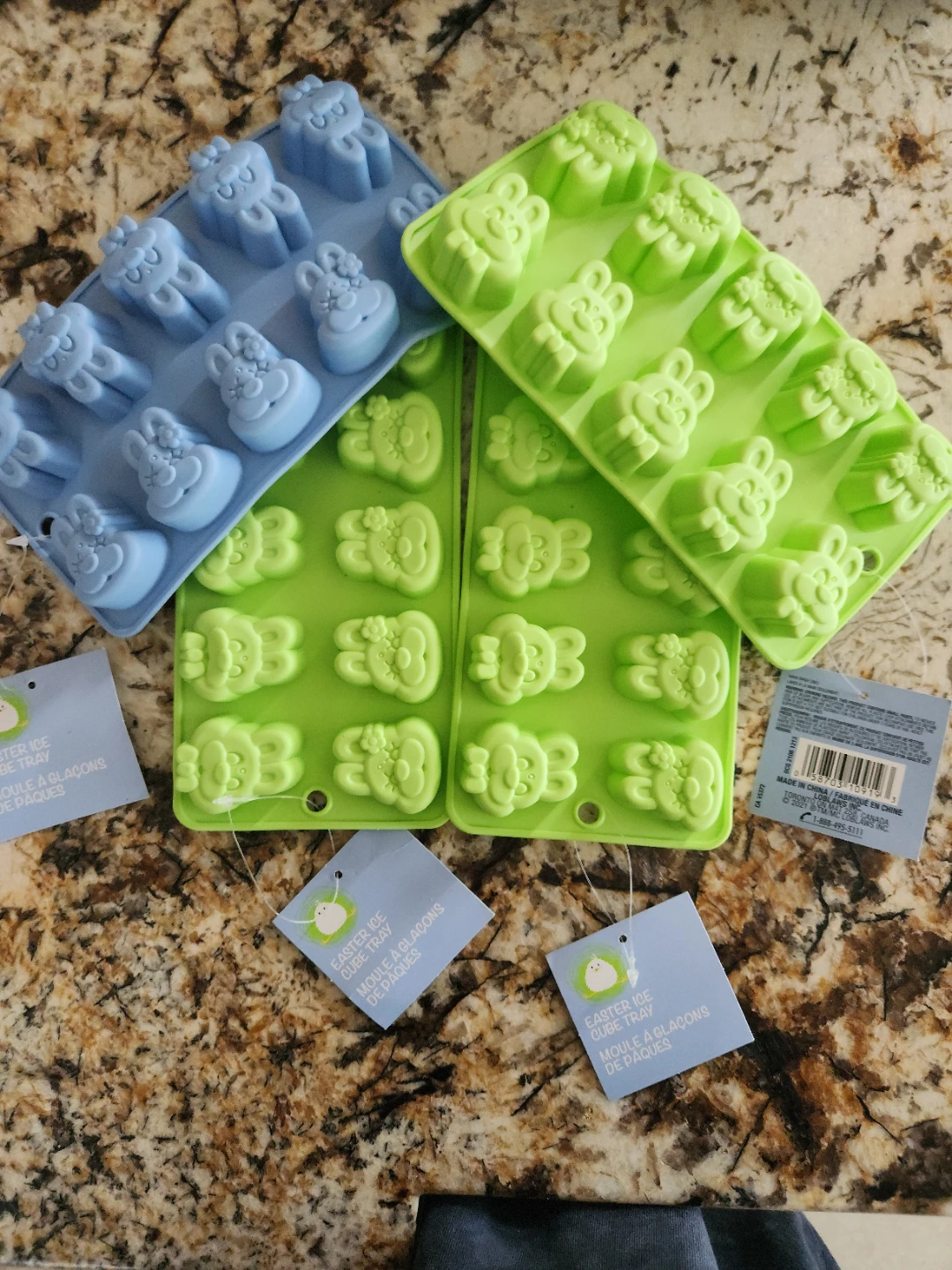 Easter Ice Cube Trays - 4 Pack