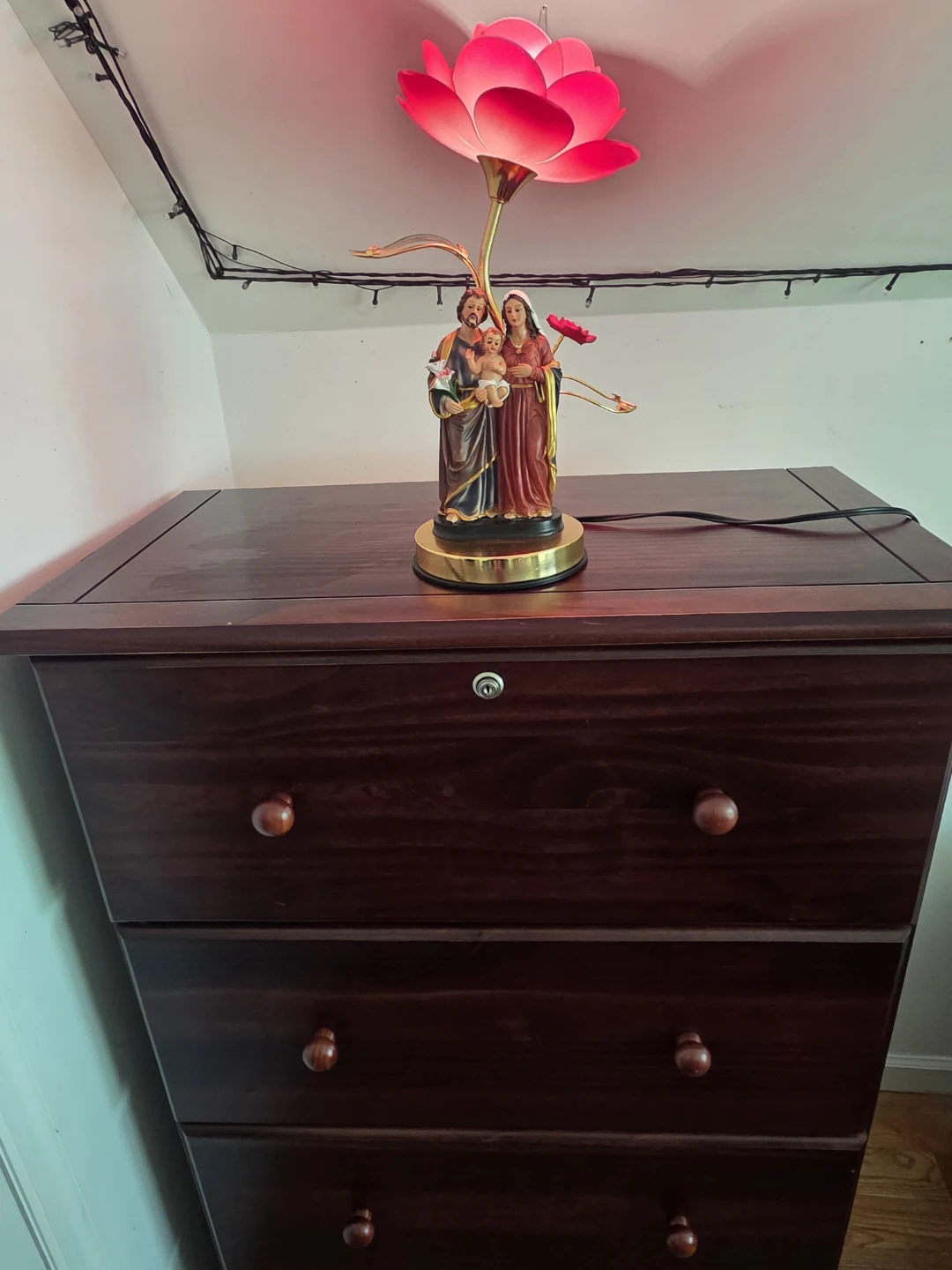 Dark Wood 5-Drawer Dresser - photo 2