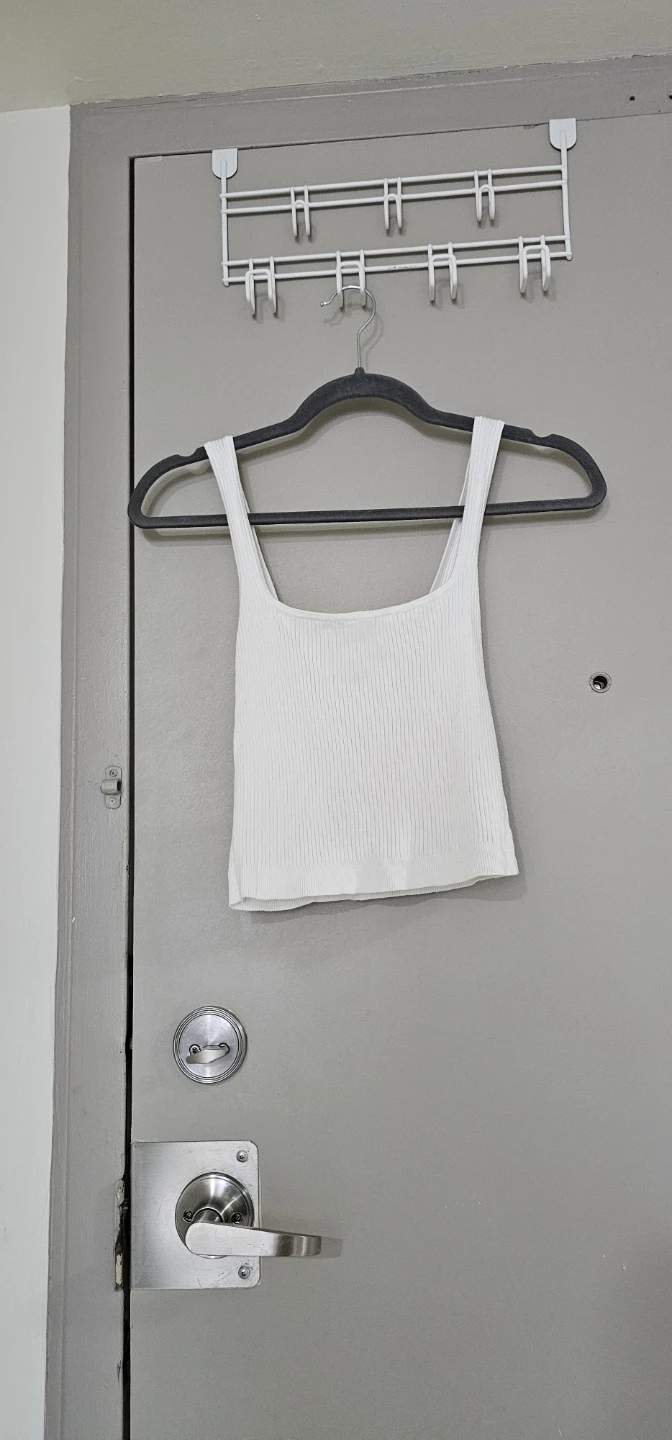Garage White Ribbed Tank Top - M/M