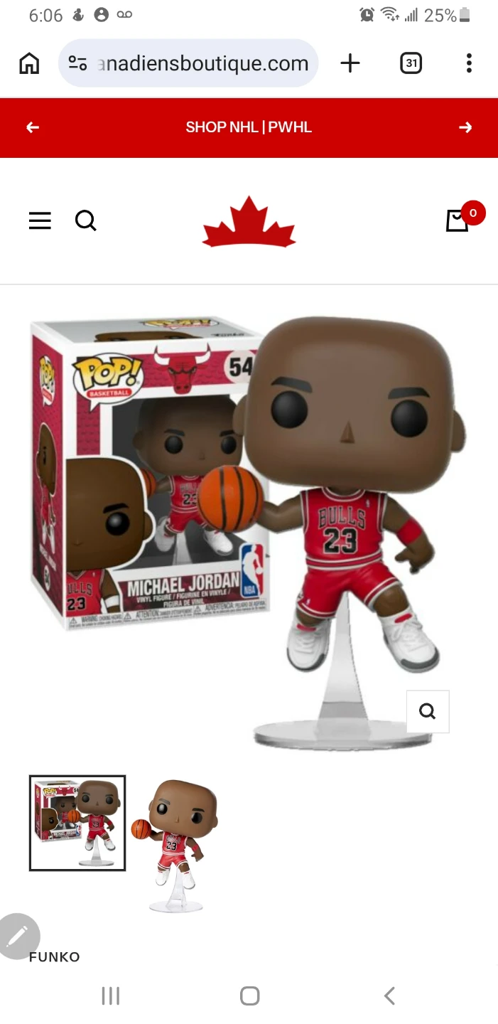 Brand new Funko Pop! NBA Bulls  Michael Jordan