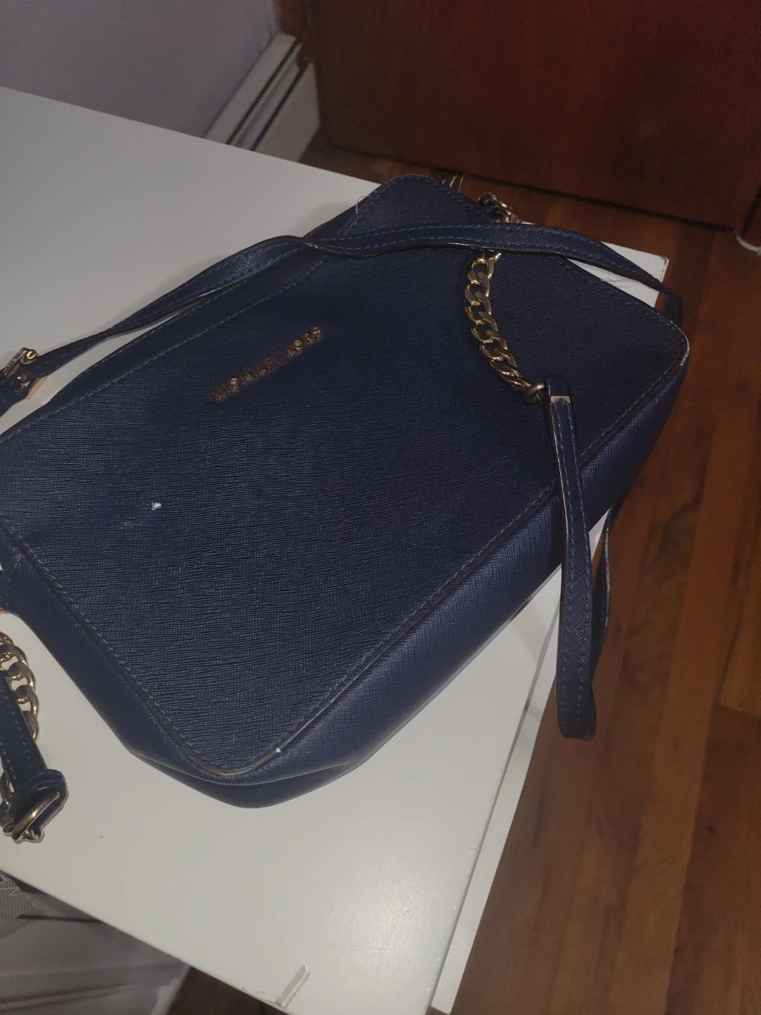 Michael Kors Navy Saffiano Leather Crossbody Bag - photo 2
