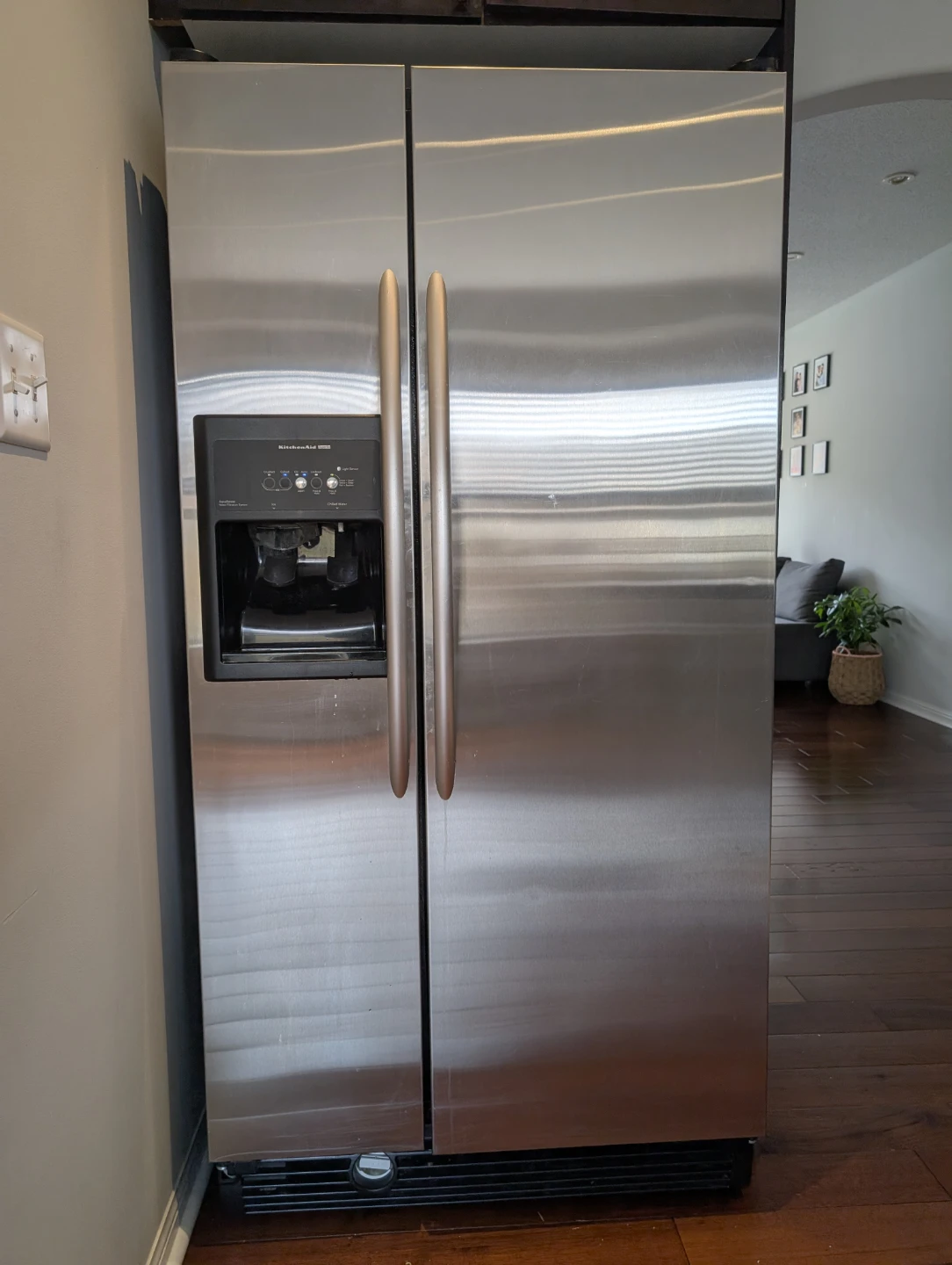 KitchenAid Stainless Steel Side-by-Side Refrigerator