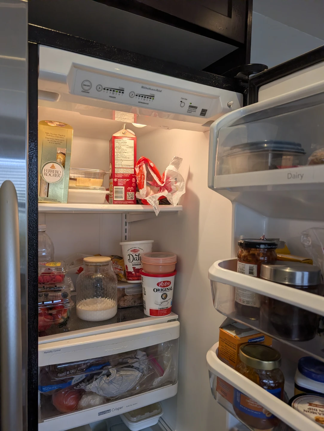 KitchenAid Stainless Steel Side-by-Side Refrigerator - photo 3