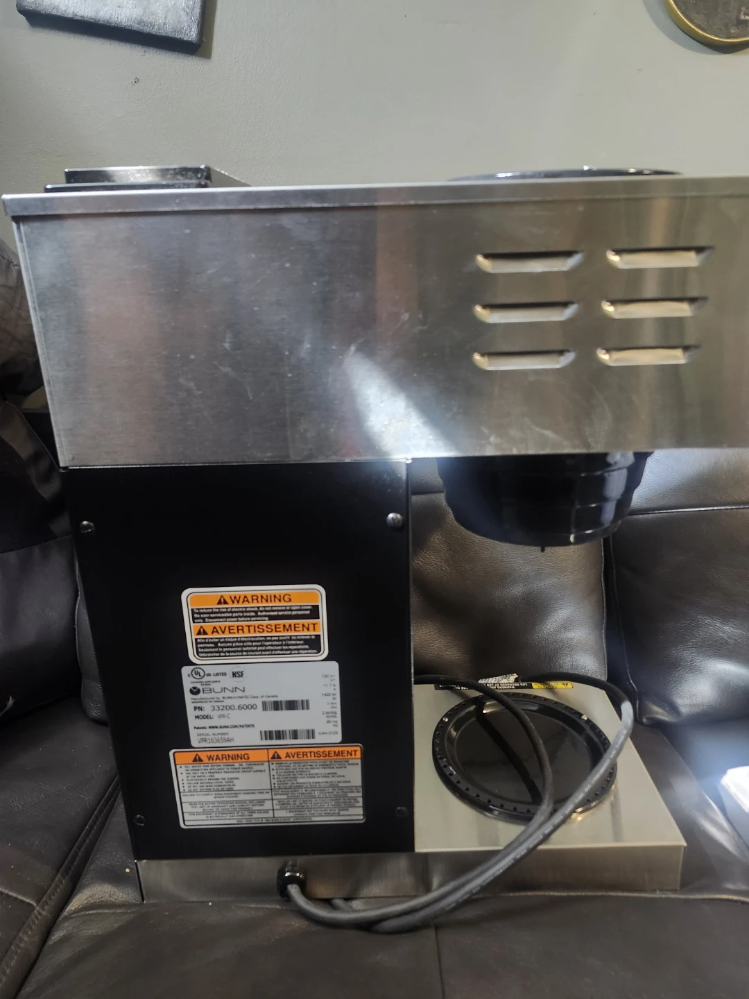 Bunn VPR Series Coffee Brewer - photo 3