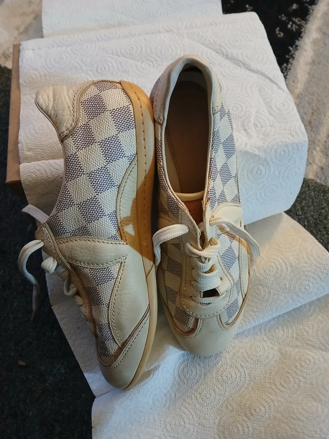 Louis Vuitton Damier Canvas Sneakers - photo 4