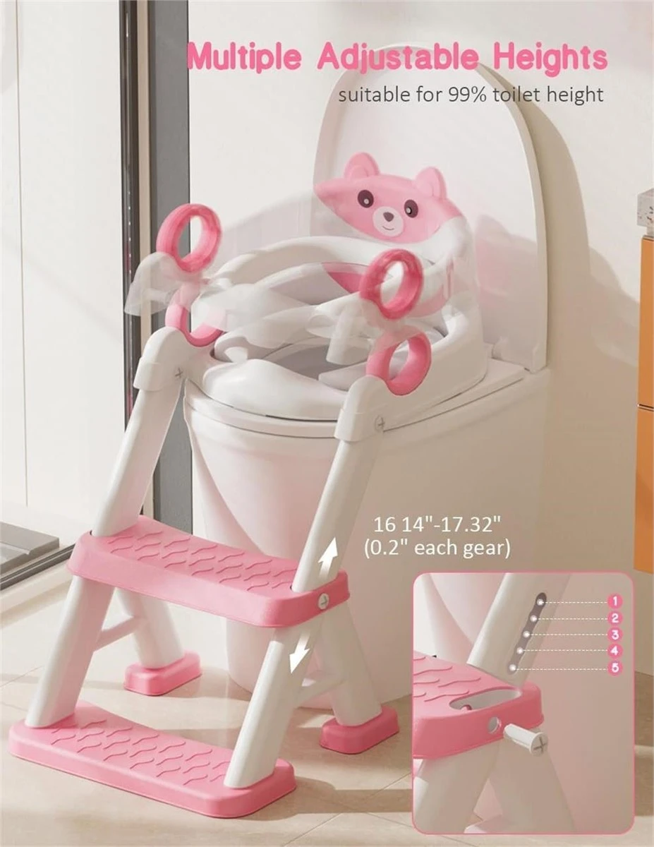 BN - Pink Children's Toilet Training Potty Seat - photo 2