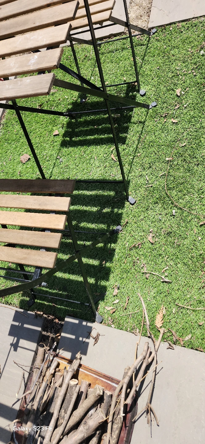 Wooden Folding Bistro Table and Chairs Set. Firm price - photo 4