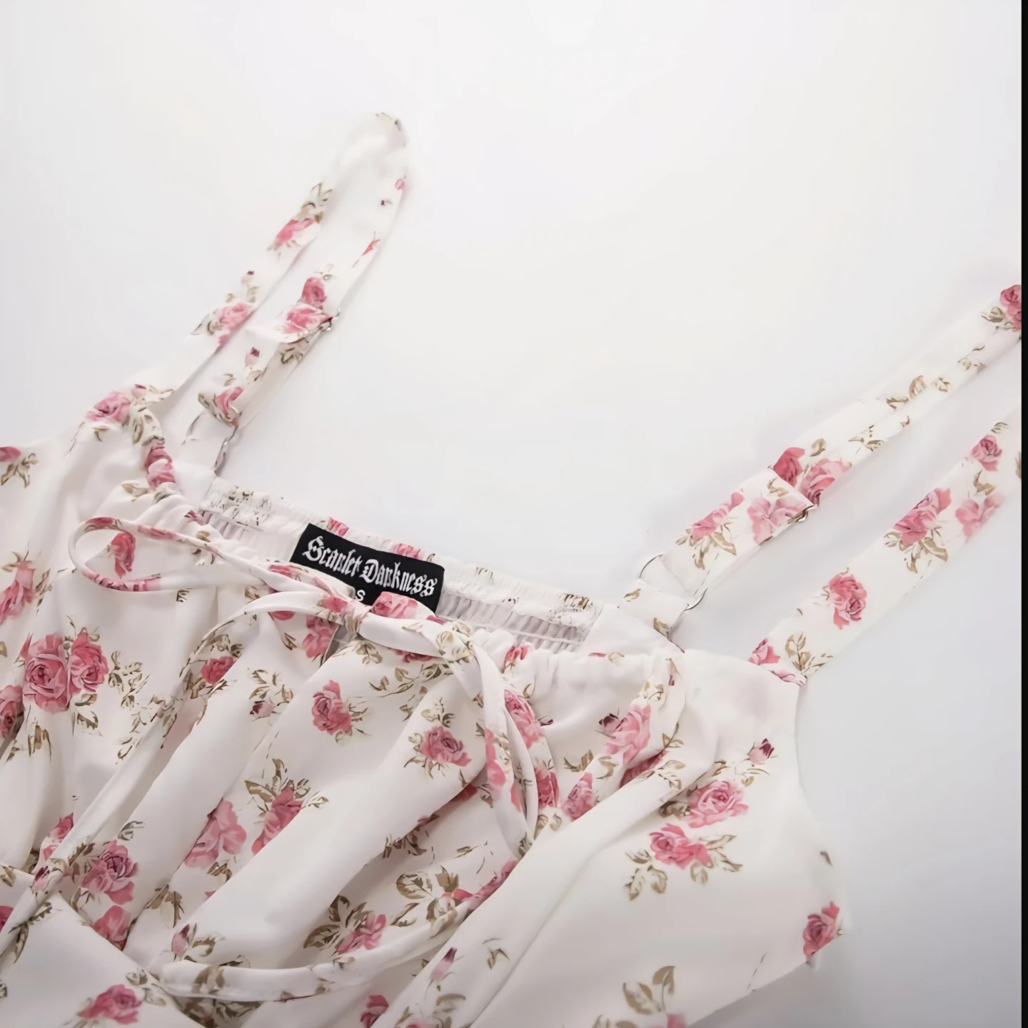 Scarlet Darkness Floral Print Midi Dress Medium - photo 2