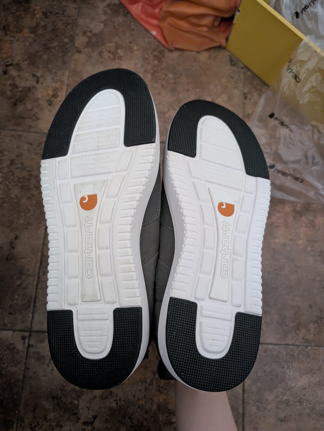 Brand New Grey Carhartt Women's Detroit Lined Slip On Shoes - photo 3