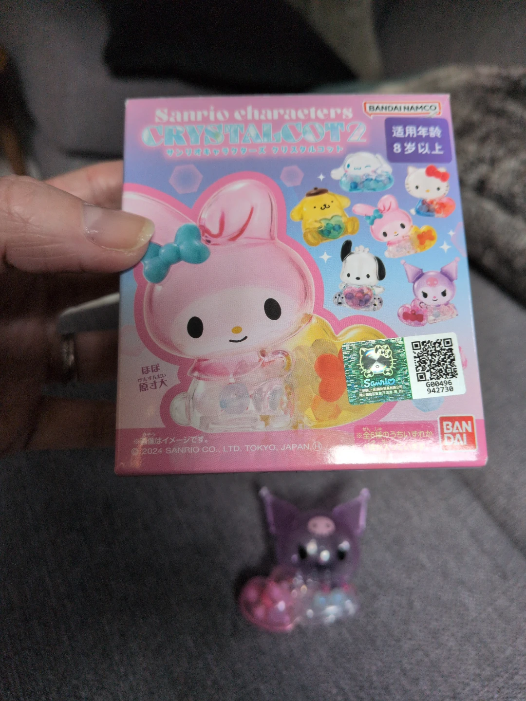Sanrio Characters Crystal Otz Figure - Kuromi - photo 2