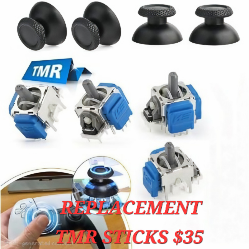 🕹️ Upgrade Your Play: K-Silver TMR Joysticks for PS5 🕹️