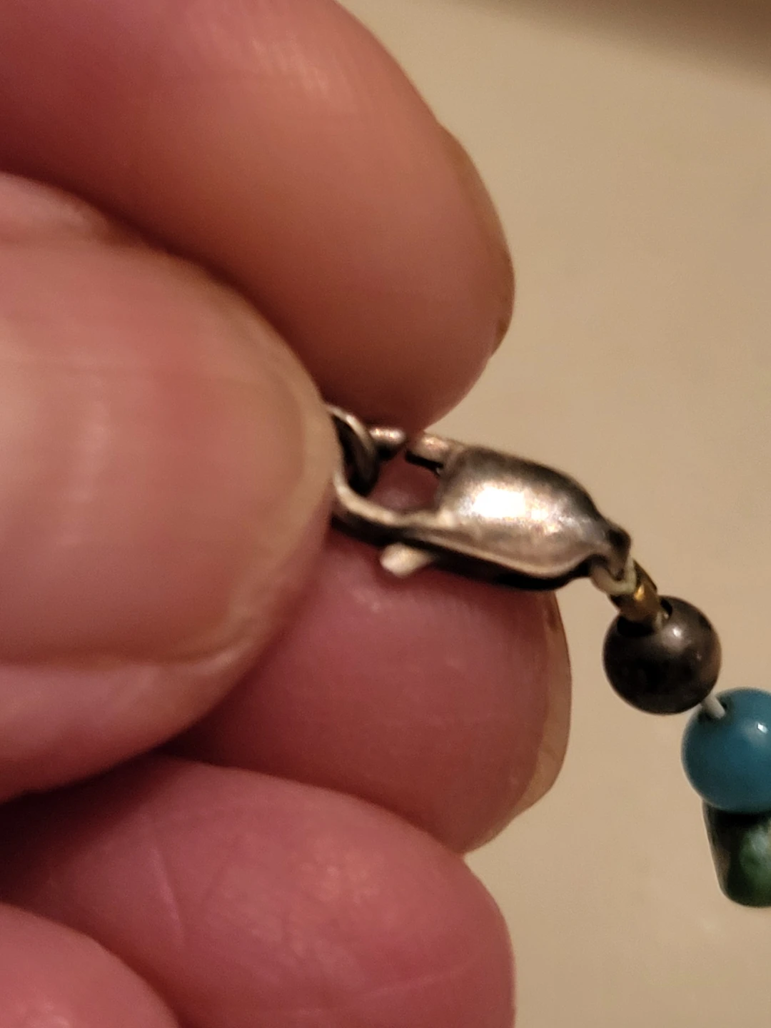 Turquoise and Jade Beaded Necklace - photo 4