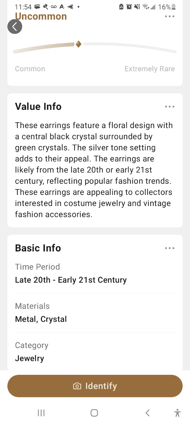 Floral Crystal Earrings - photo 2