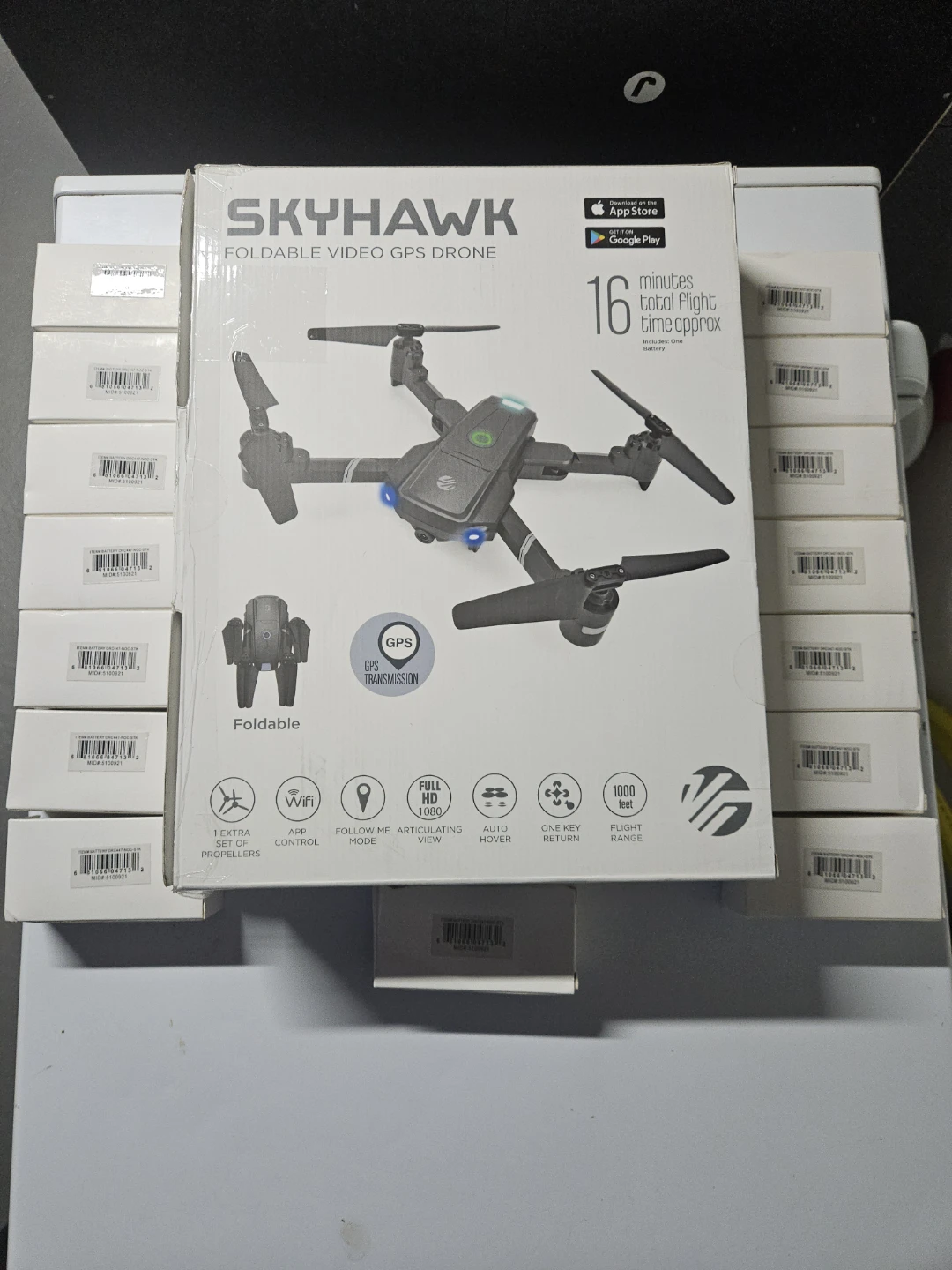 Skyhawk Foldable Video GPS Drone