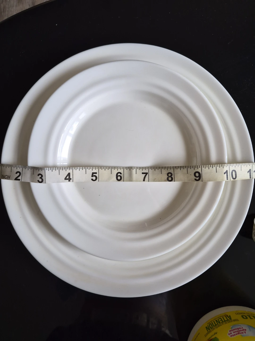 Set of White Dinner Plates