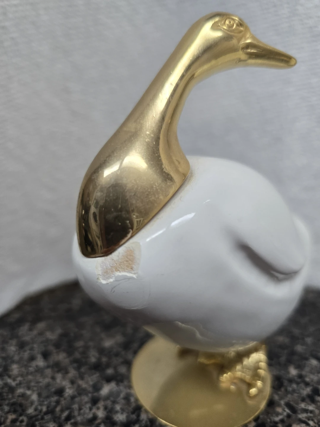 VINTAGE Decorative Goose Figurines (Set of 2) - photo 3