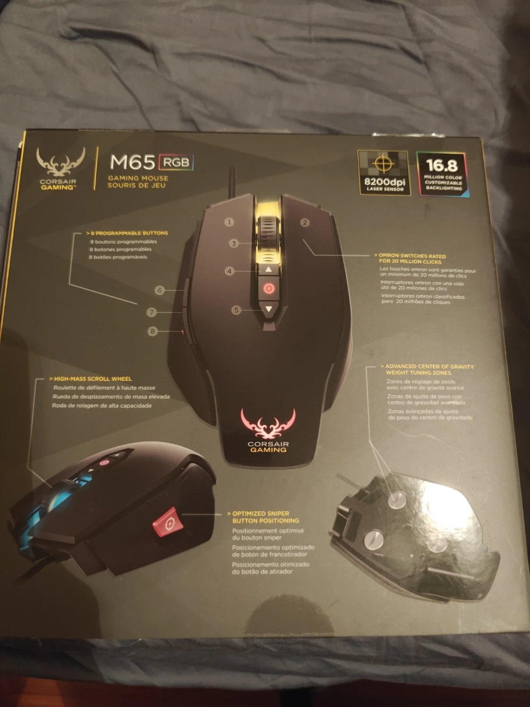 Corsair M65 RGB Gaming Mouse - photo 3