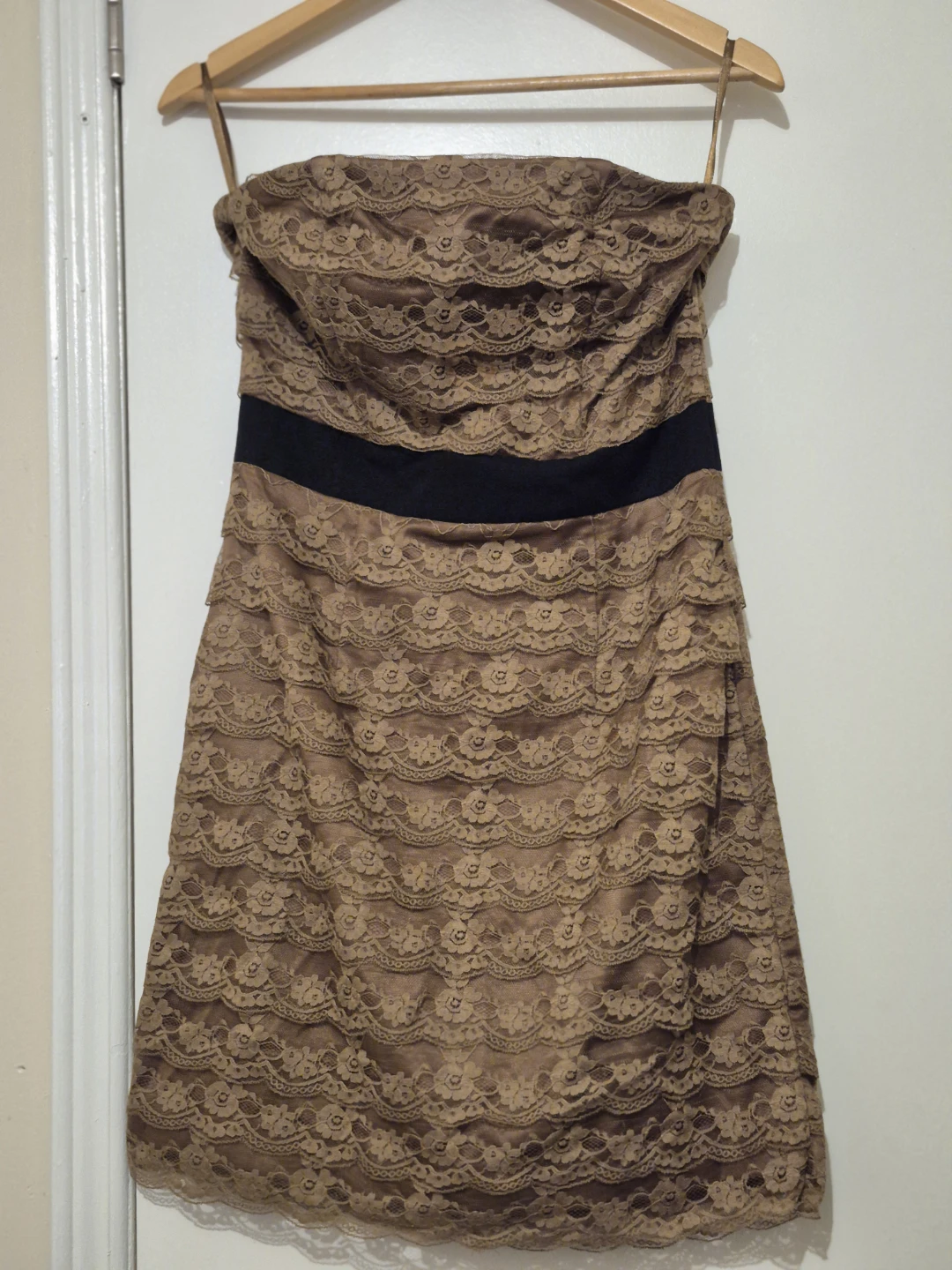 H&M Strapless Lace Dress Size 10
