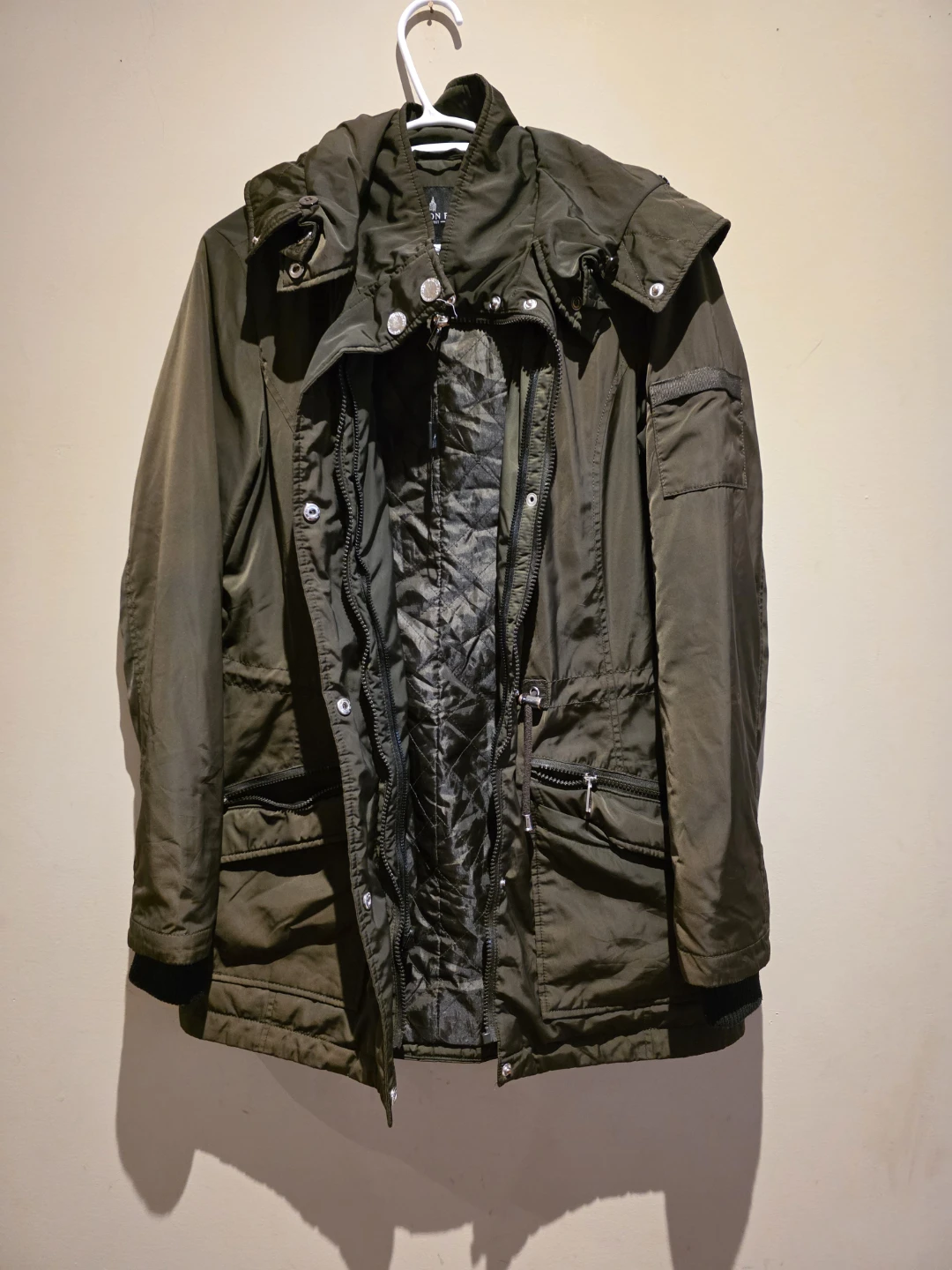 London Fog Olive Green Parka Jacket