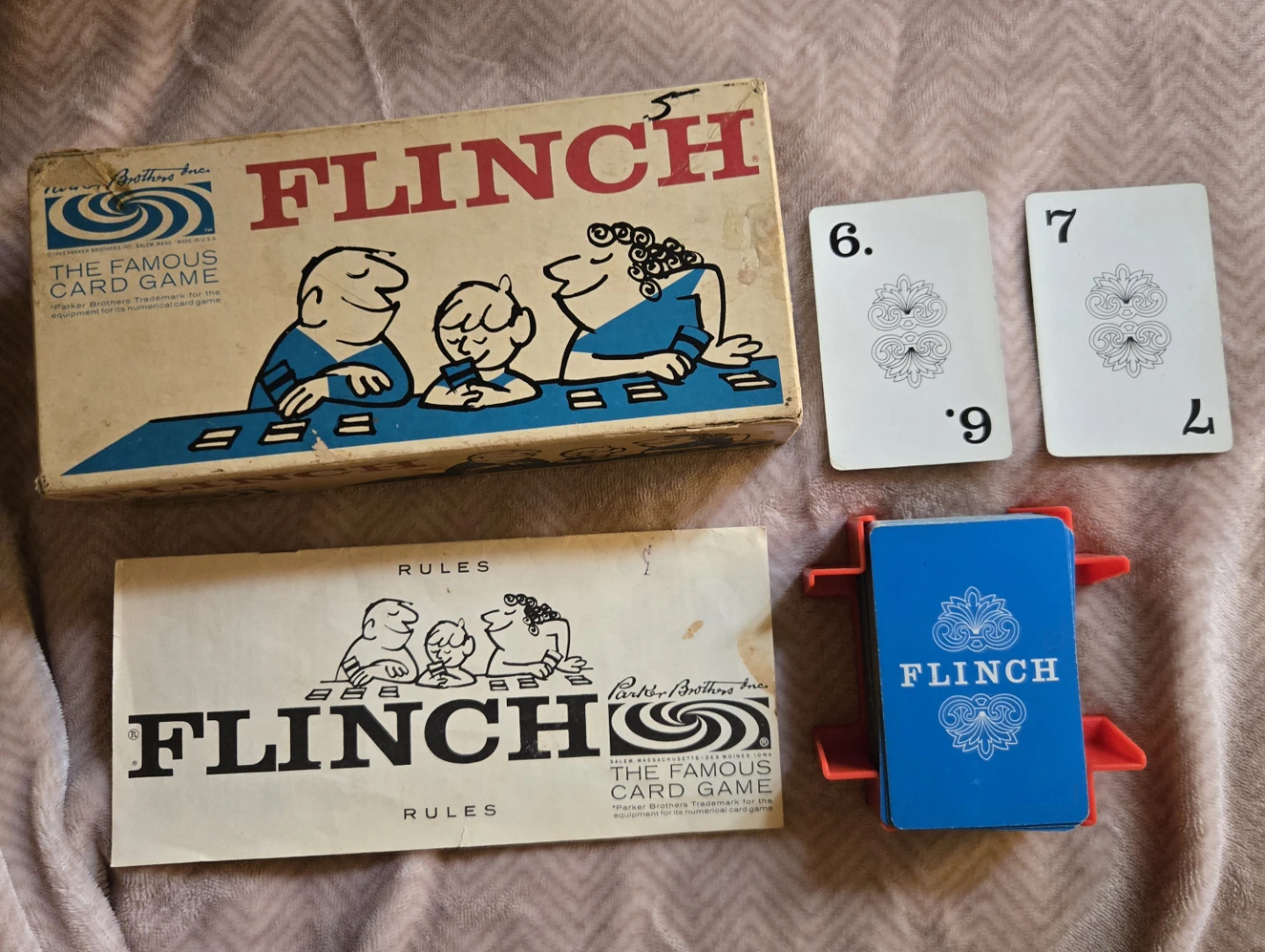 Vintage 1963 Flinch The Famous Card Game by Parker Brothers