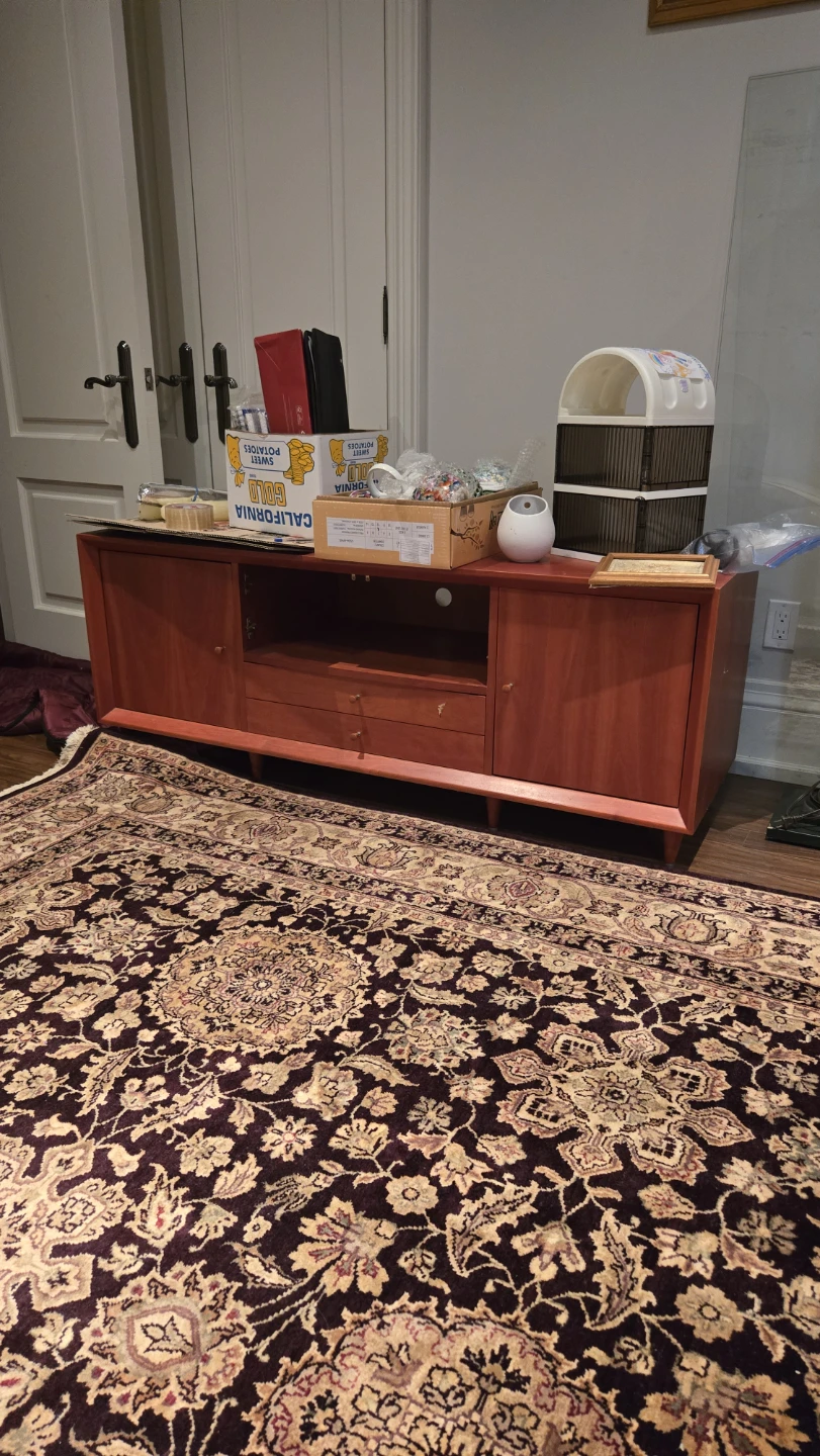 Vintage Teak Display Cabinets with Drawers - photo 2