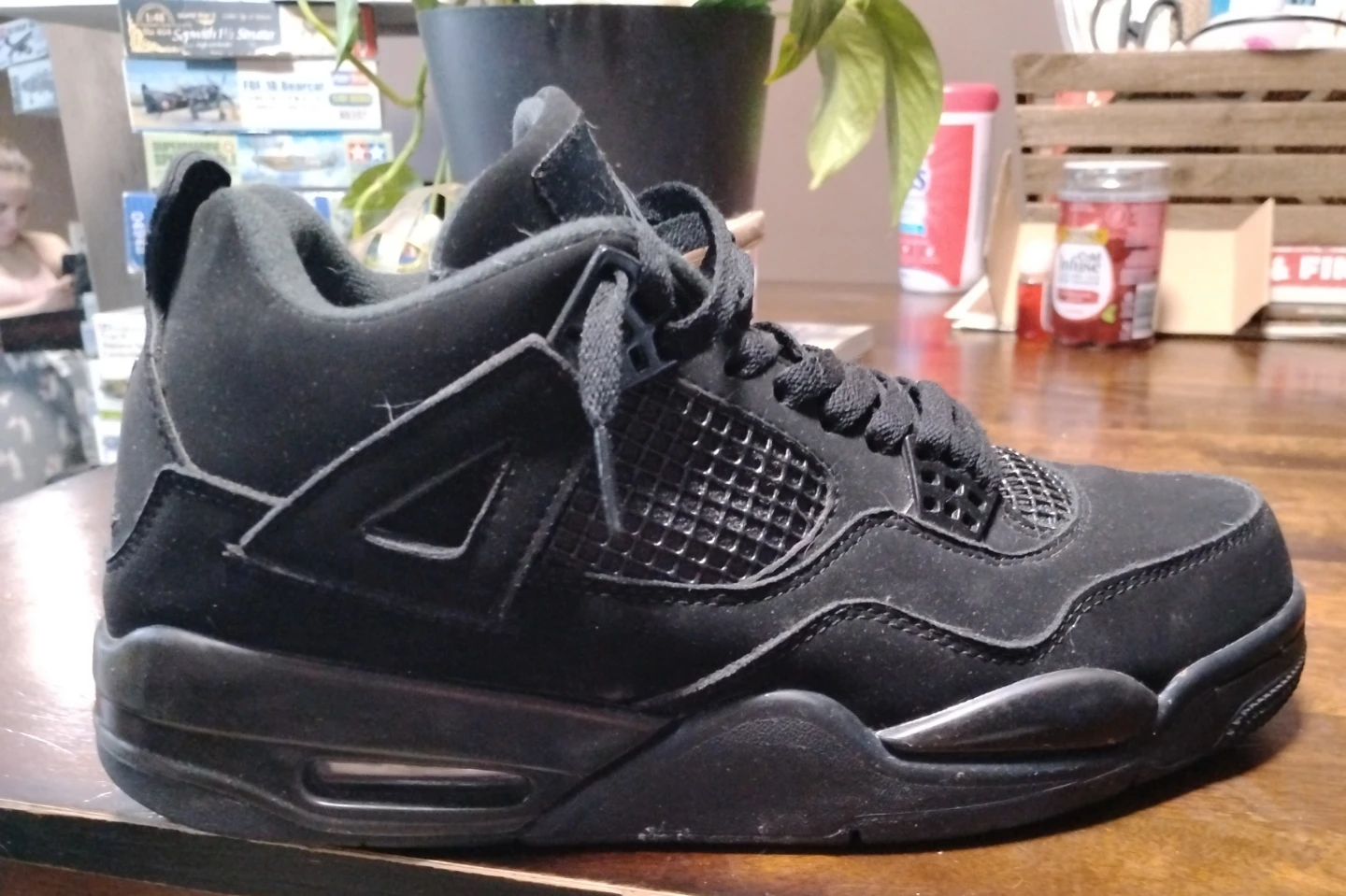 Air Jordan 4 "Black Cat" Mens Size 10
