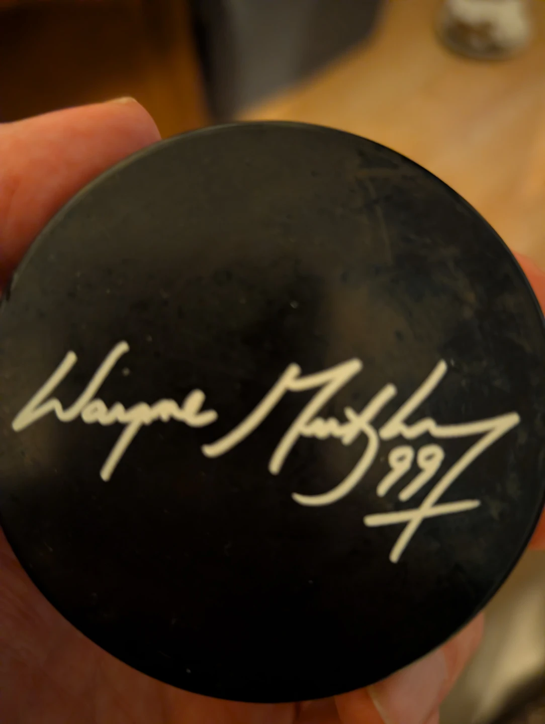 Wayne Gretzky 1997 Autographed Puck