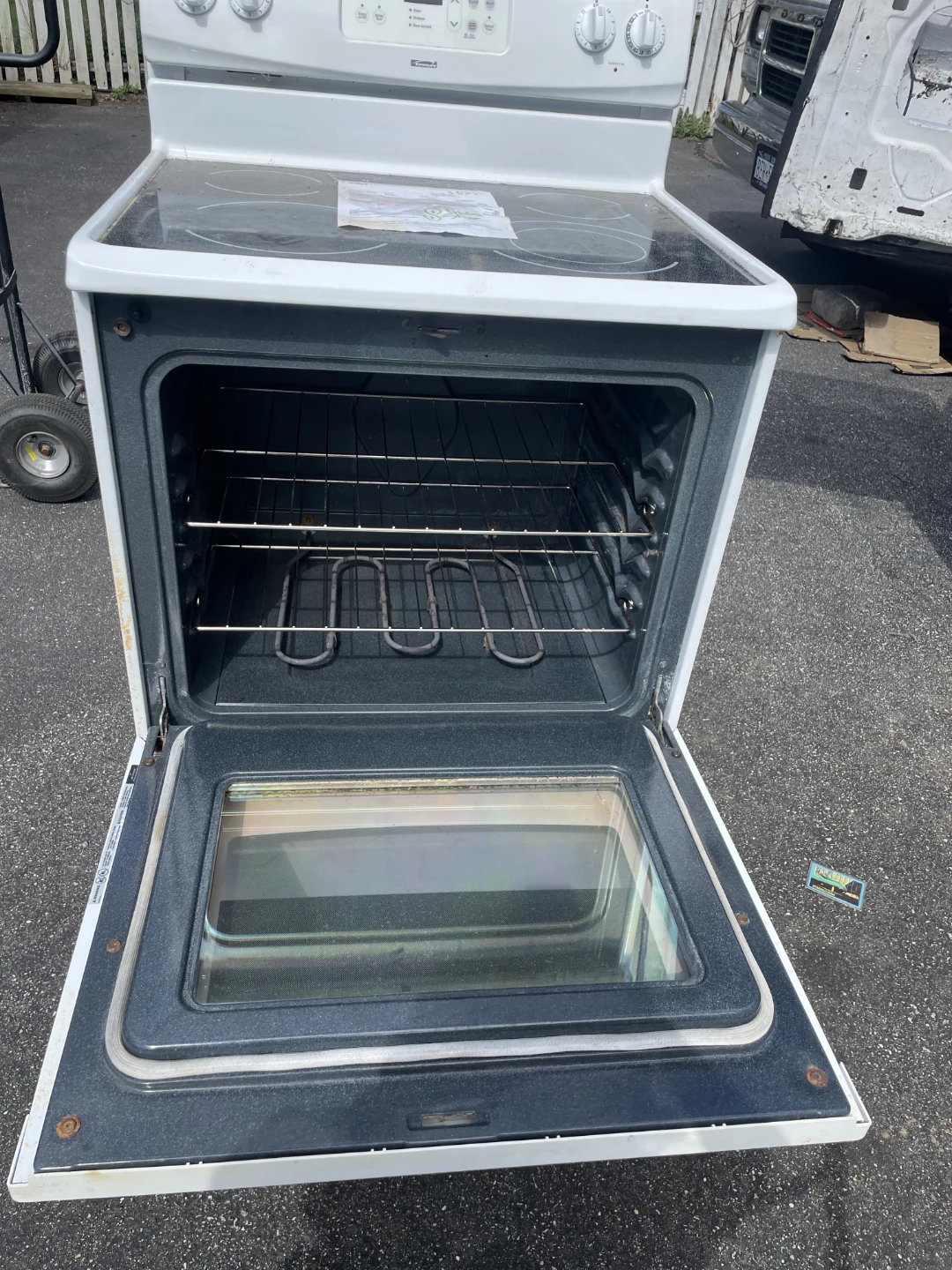 White Kenmore Electric Stove/Oven
