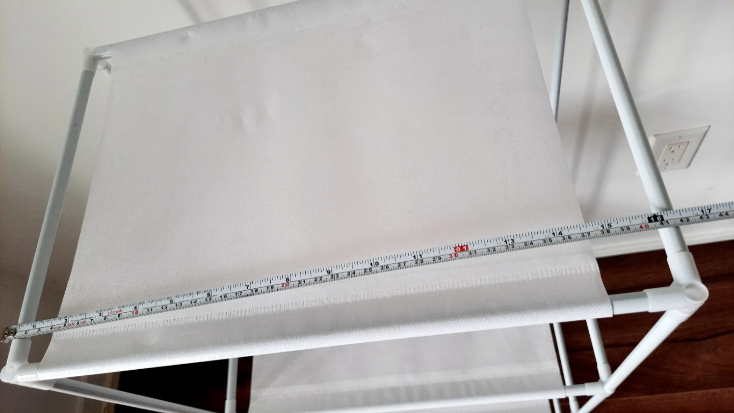 4-Tier White Storage Shelf Unit - photo 5