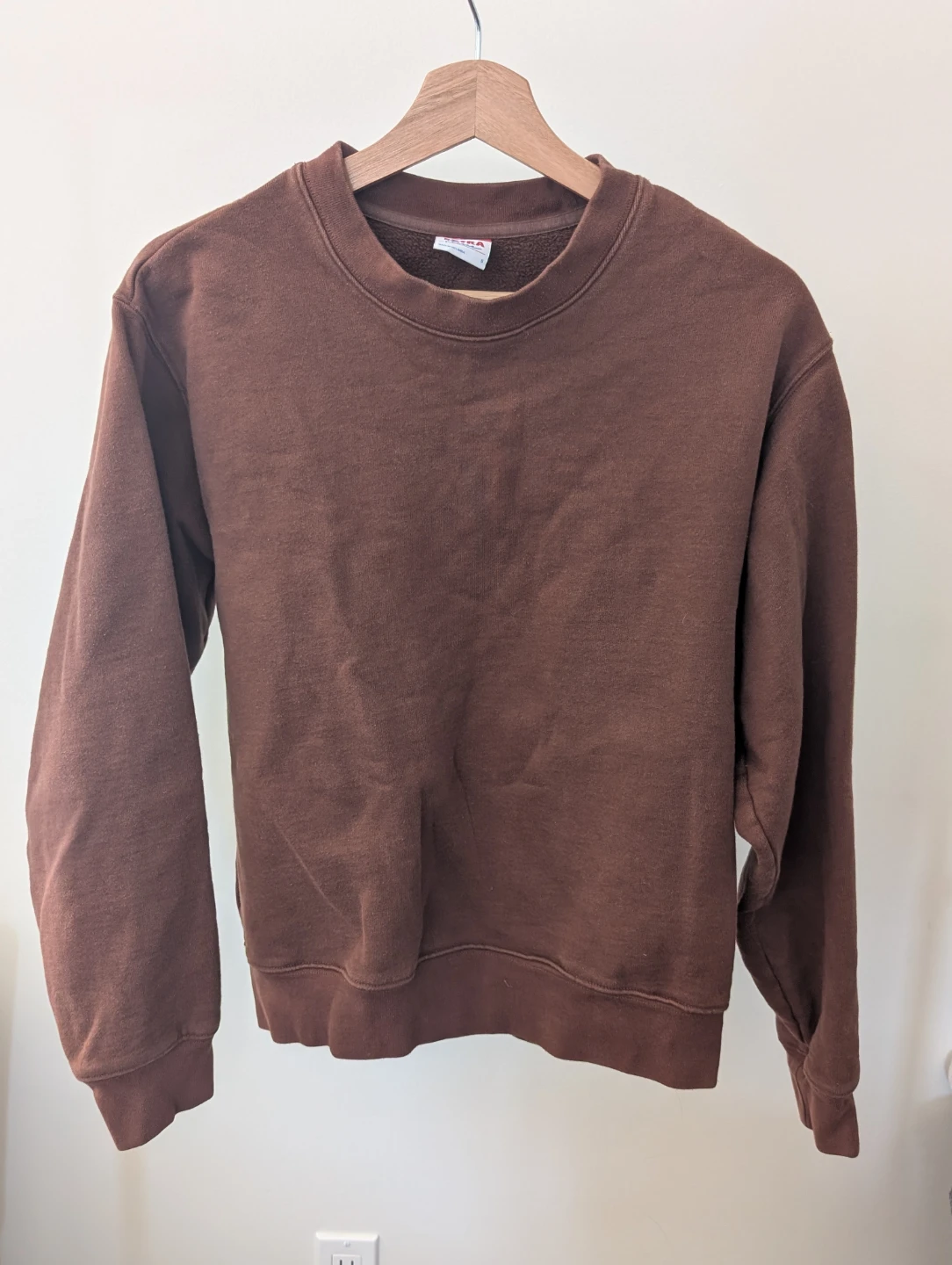 TNA Extra Fleece Crewneck Sweatshirt - Brown