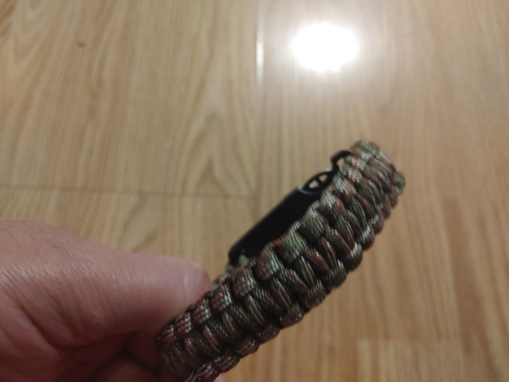 Men's Camo Paracord Bracelet with Compass New - photo 3