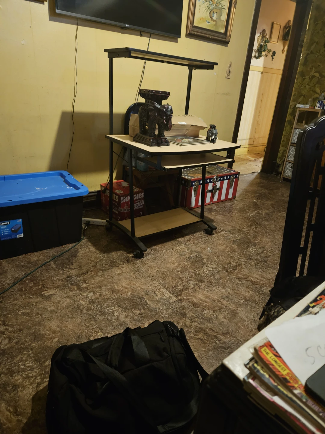 Rolling Computer Desk